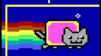 如何做出像彩虹猫一样的重叠计算机特效啊？