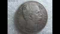 圣马力诺 1898年 5里拉 银币上的人像是谁