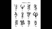 12生肖甲骨文